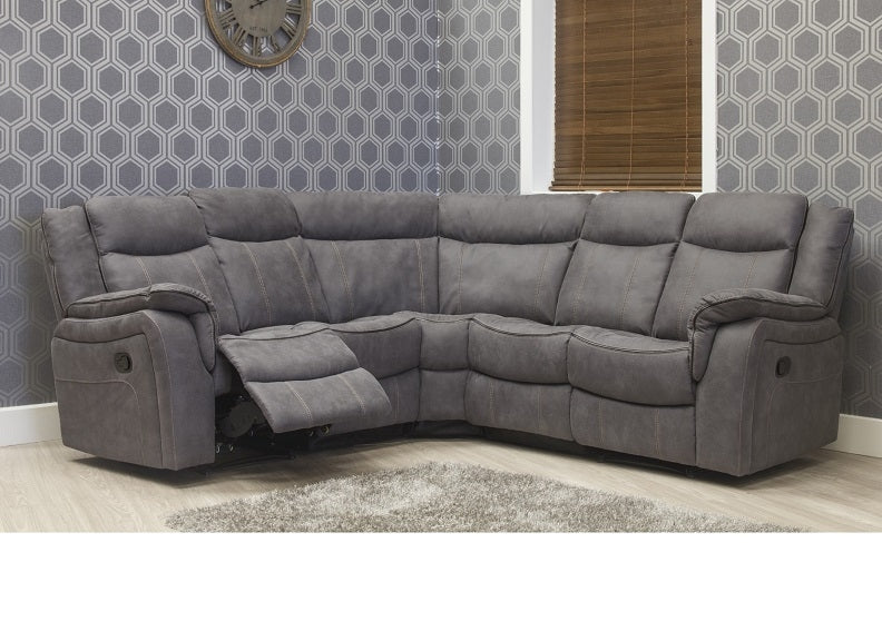 Brooklyn 2R-C-2R Charcoal Corner Sofa - 2