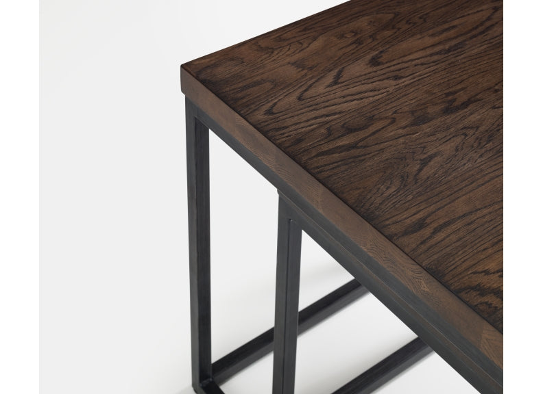 Brooklyn Dark Oak Nesting Lamp Tables