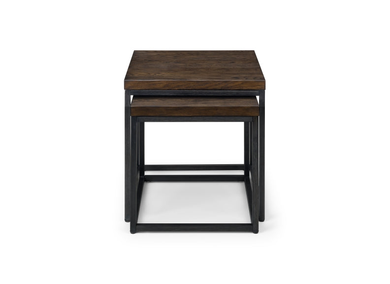 Brooklyn Dark Oak Nesting Lamp Tables