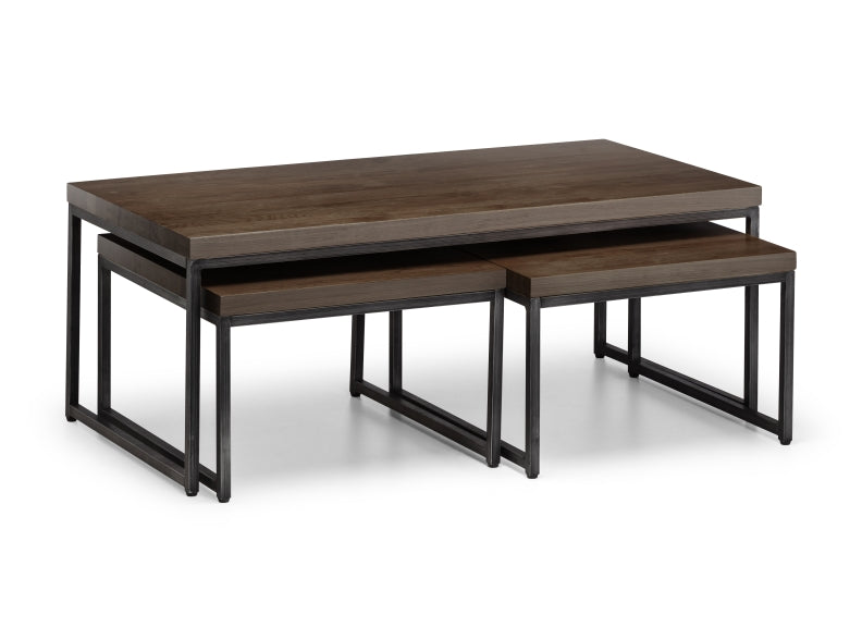 Brooklyn Dark Oak Nesting Coffee Tables