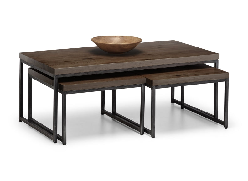 Brooklyn Dark Oak Nesting Coffee Tables