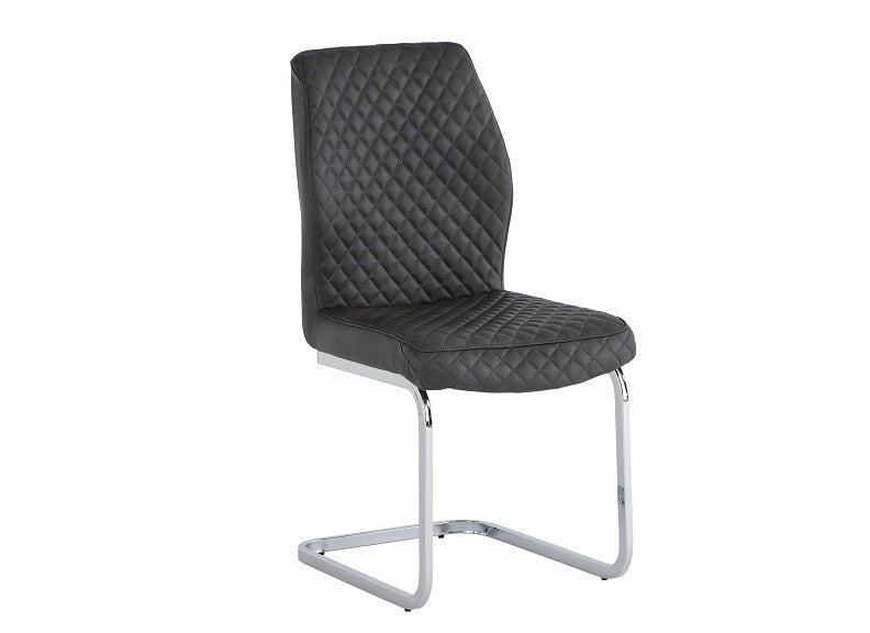 Capri Grey PU Dining Chair - 1