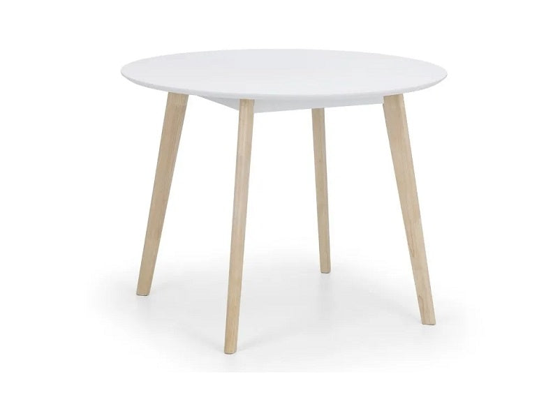 Casa White Round Dining Table