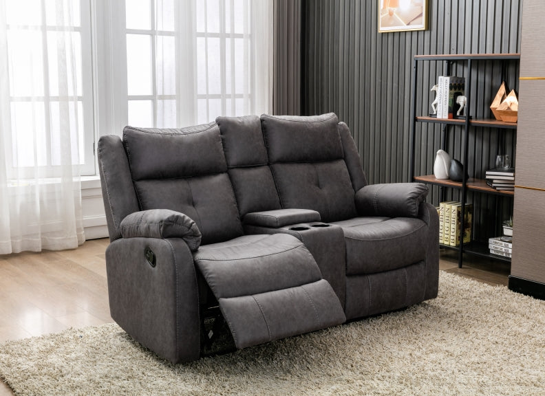 Casey 2RR Reclining Sofas W/Console