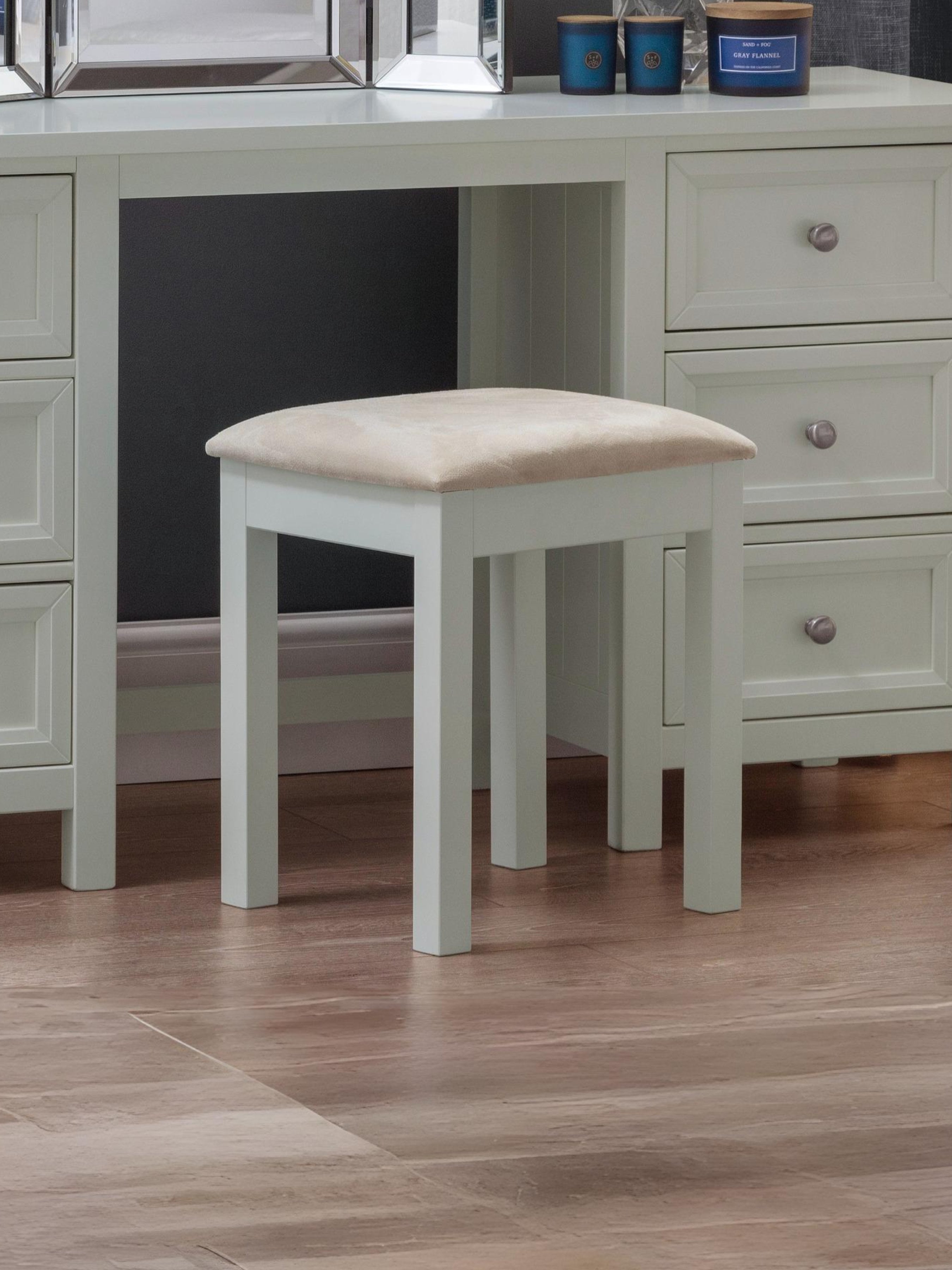 Maine Dressing Stool - Dove Grey