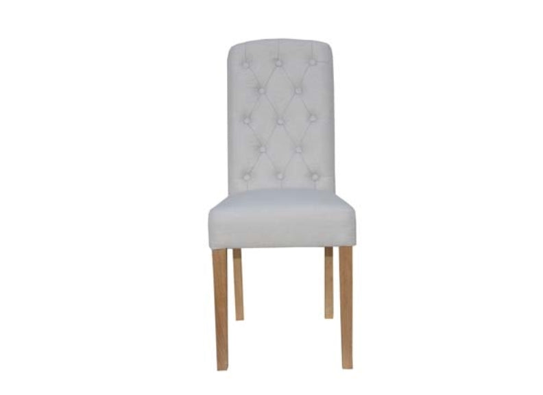 Two Button Back Fabric Dining Chairs(CH34 x2)