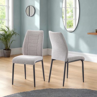 CHILTON CHAIR (BOX OF 4) GREY FABRIC (PRE-ORDER)