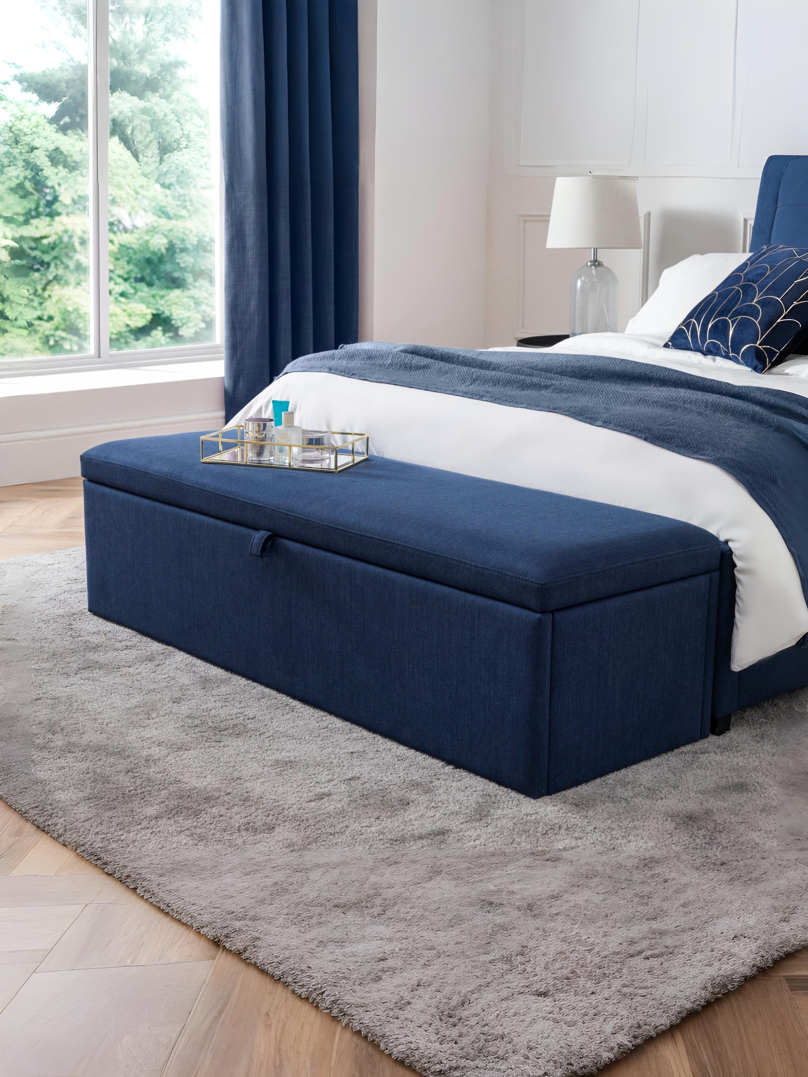 Sorrento Blanket Box - Blue