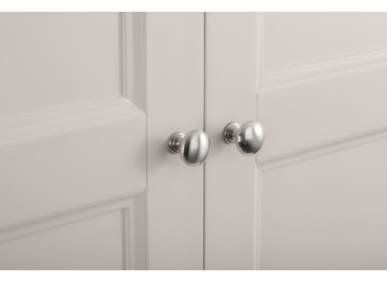 Clermont Grey Two Door Wardrobe