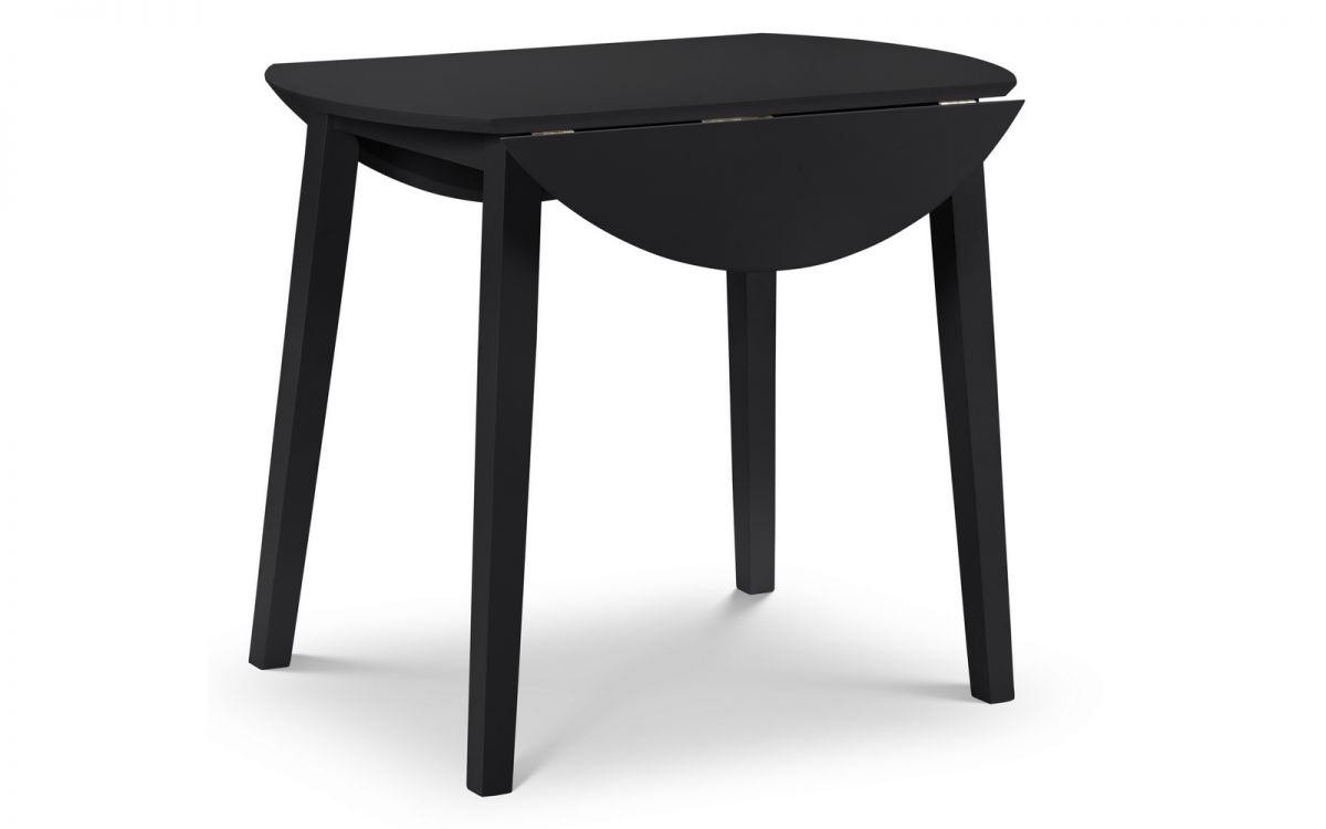 Coast Black Dropleaf Table