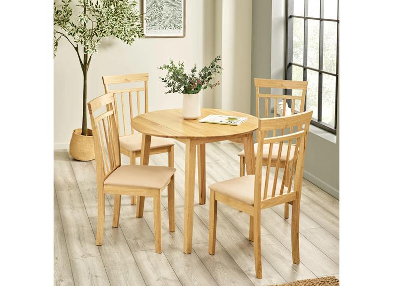 Set Of Two Coast Oak Dining Chairs