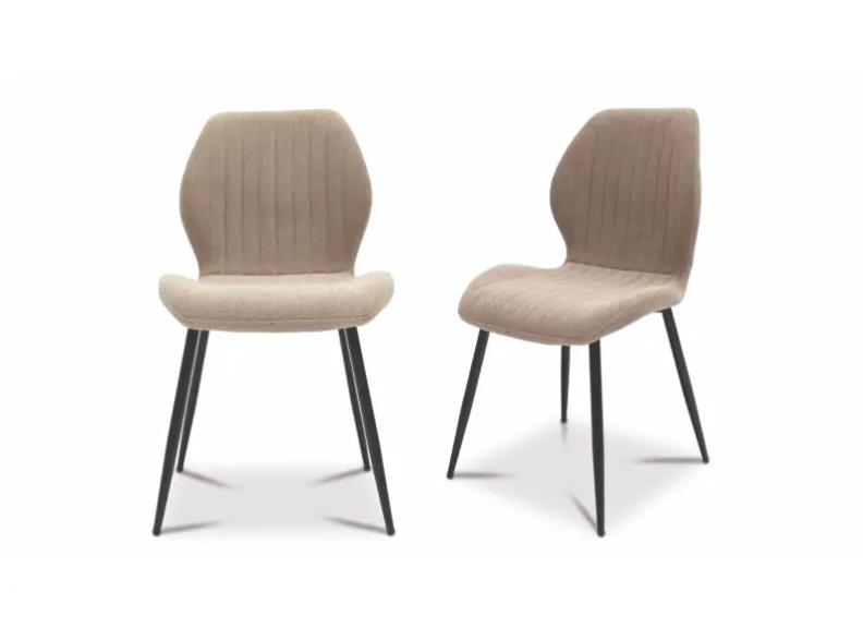 Dalton Fixed Dining Tables W/Conway Fabric Dining Chairs