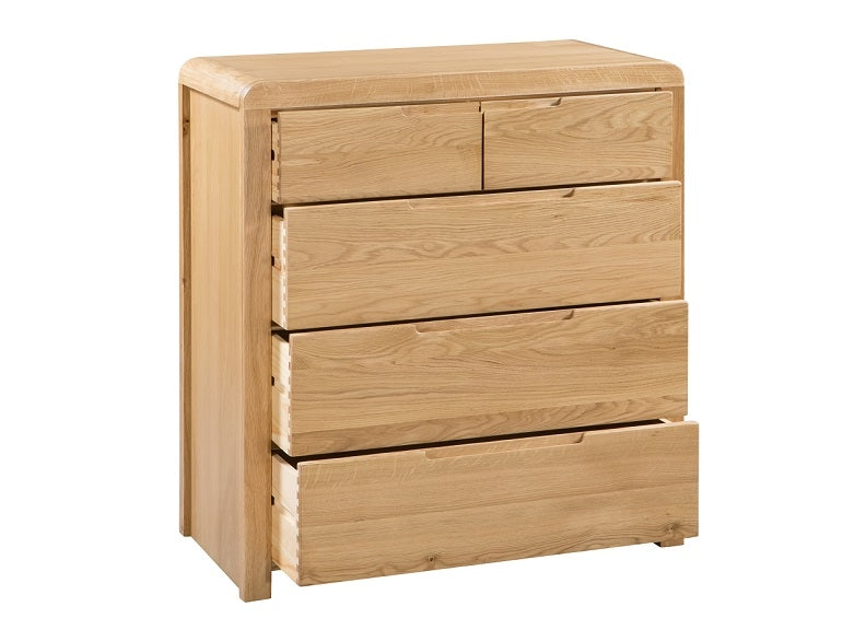 Curve 3+2 Drawer Chest - 1