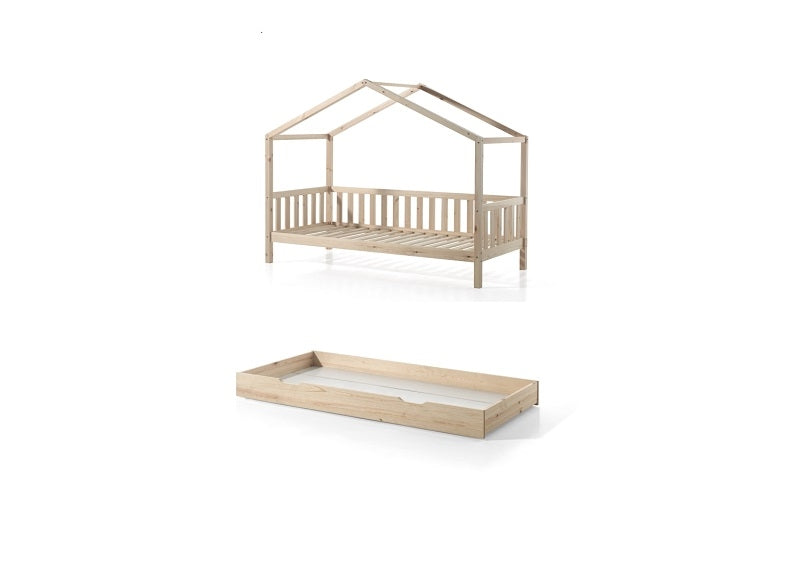Dallas Pine Child's 'House' Bed W/Optional Storage Drawer