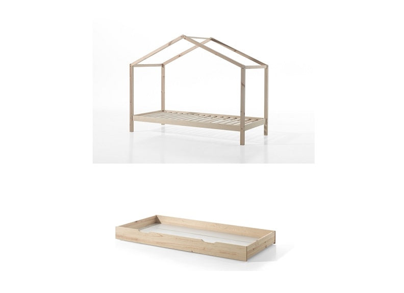 Dallas Pine Child's 'House' Bed W/Optional Storage Drawer