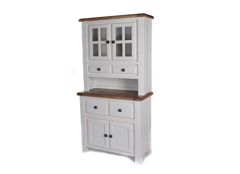 Danube Small White Buffet & Hutch