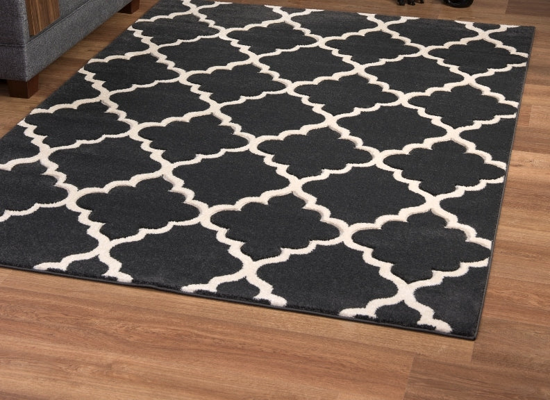 Darcy Dark Grey Rug Room