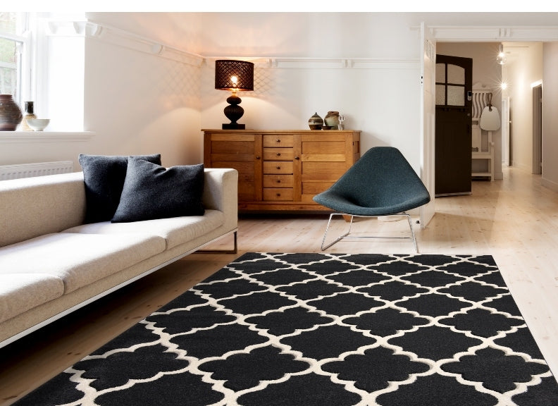 Darcy Dark Grey Rug Room