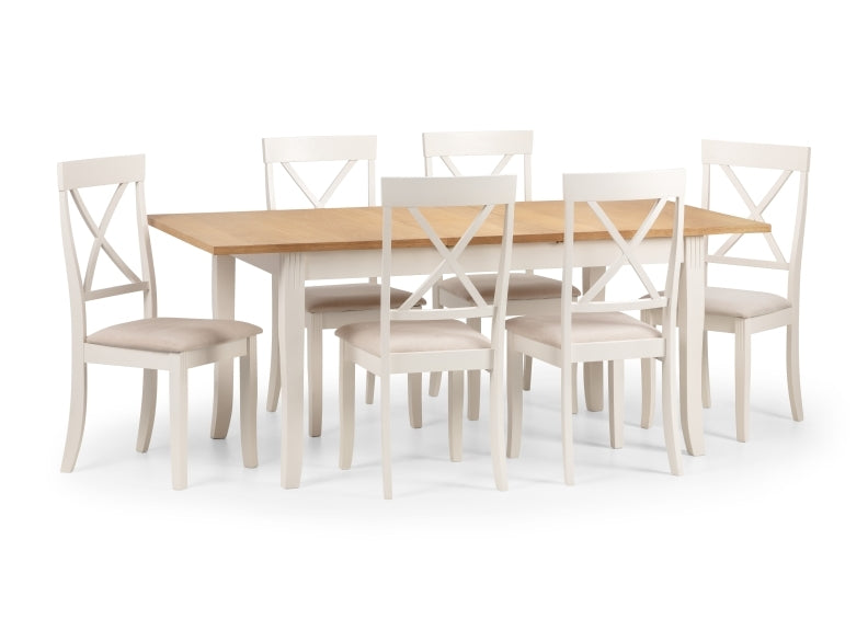 Davenport Extending Dining Set - open