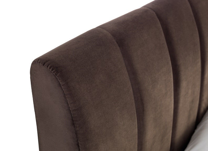 Deco Velvet Bed - headboard