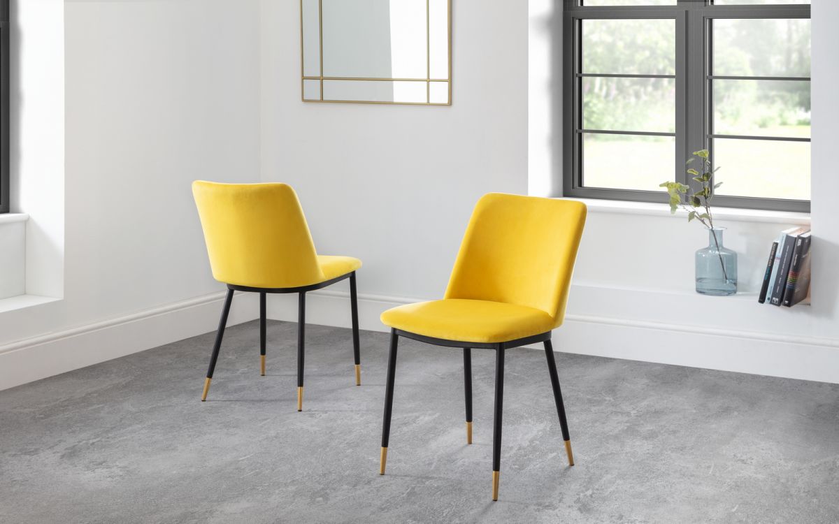 Delaunay Mustard Dining Chair - Stylish and Comfortable Seating