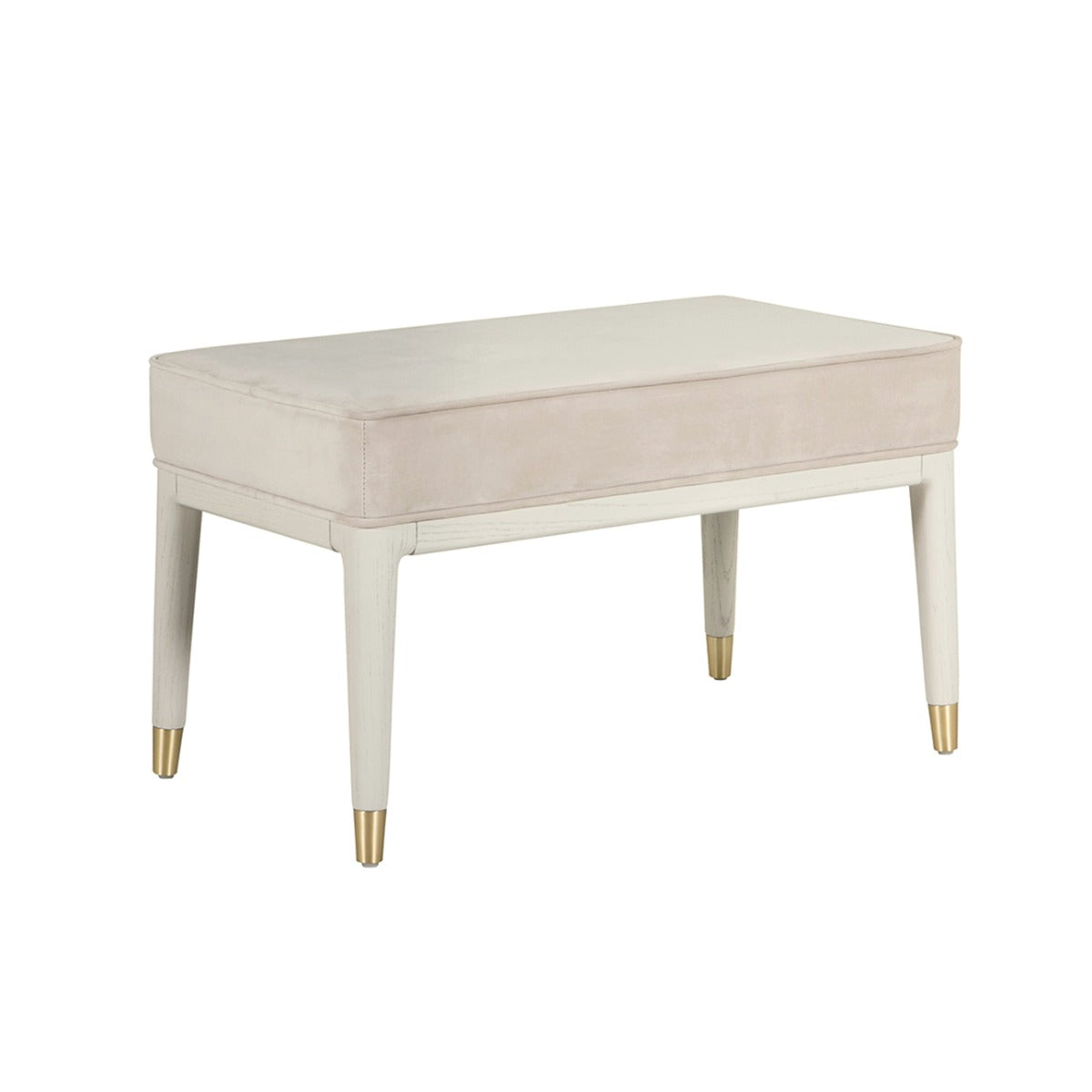 Diletta Dressing Stool - Stone Sand Velvet (Pre-order for September delivery)