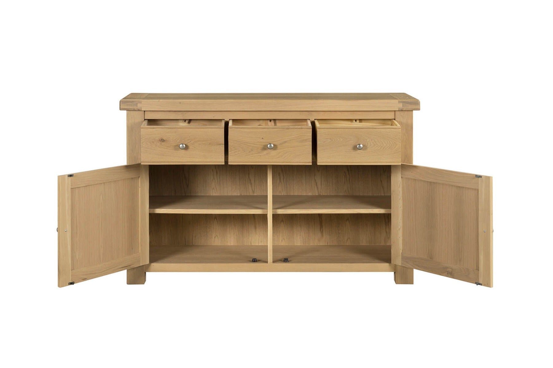 Delaney Sideboard in Oak – Classic Wooden Storage Unit | Free Delivery