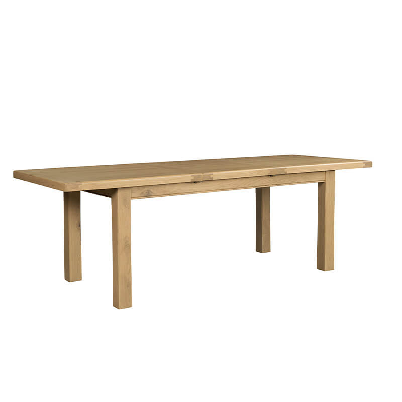 Delaney 1200/1650 Extending Dining Table in Oak – Classic Wooden Extendable Table | Free Delivery