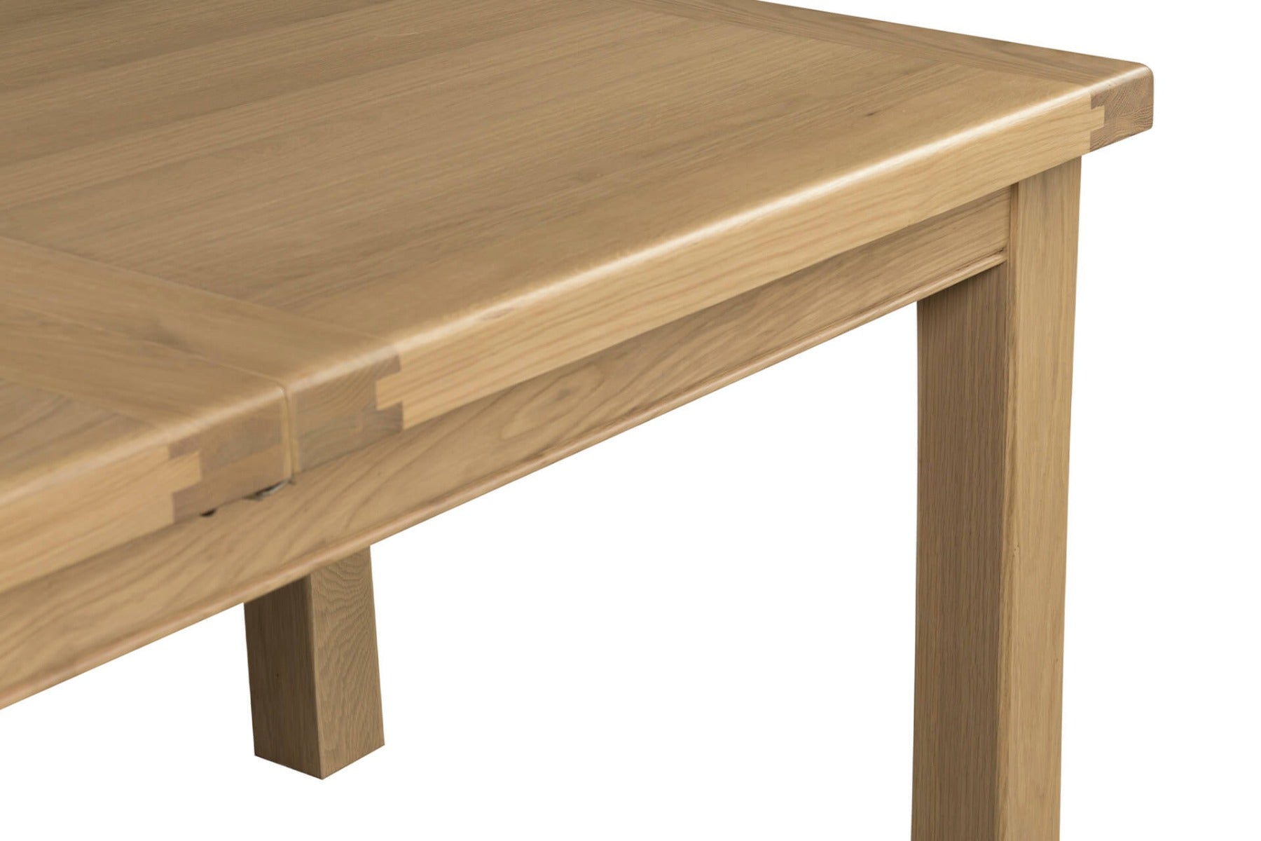 Delaney 1800/2460 Extending Dining Table in Oak – Large Extendable Wooden Table | Free Delivery