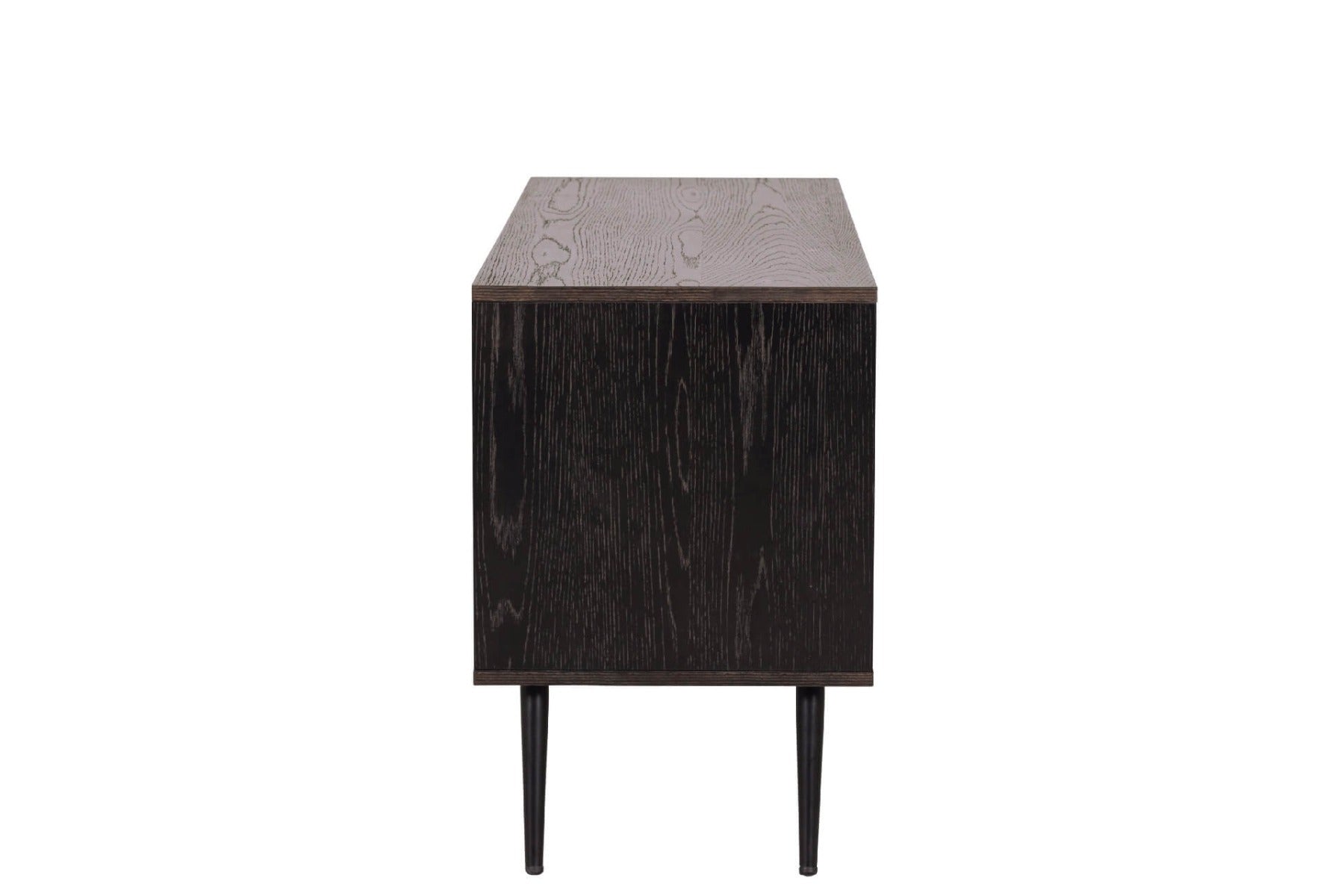 Doolin TV Unit 1200 in Black or Oak - Modern Minimalist Design with Ample Storage - Free Nationwide Delivery