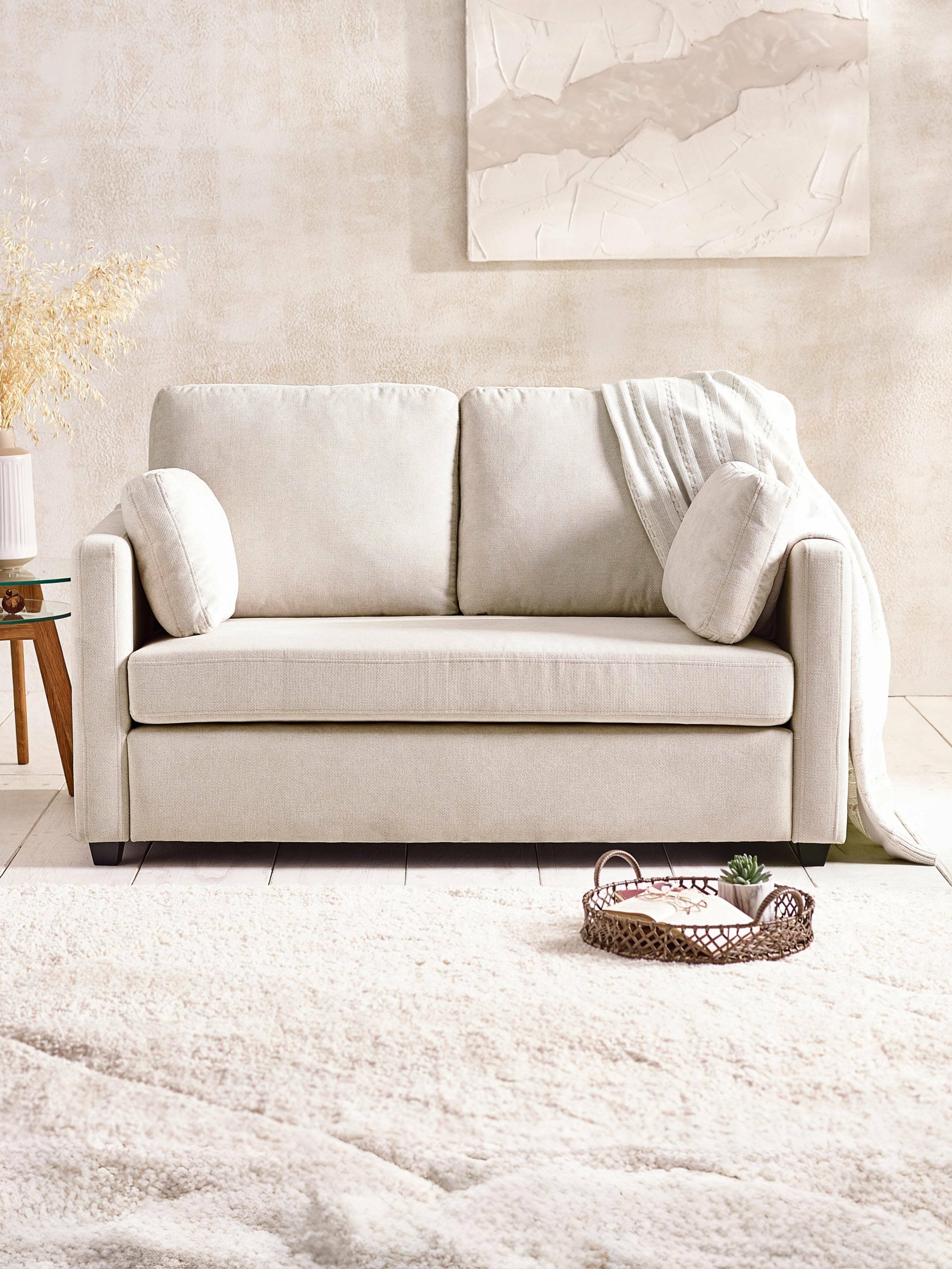 Ottilie Natural Chenille 2 Seater Sofa