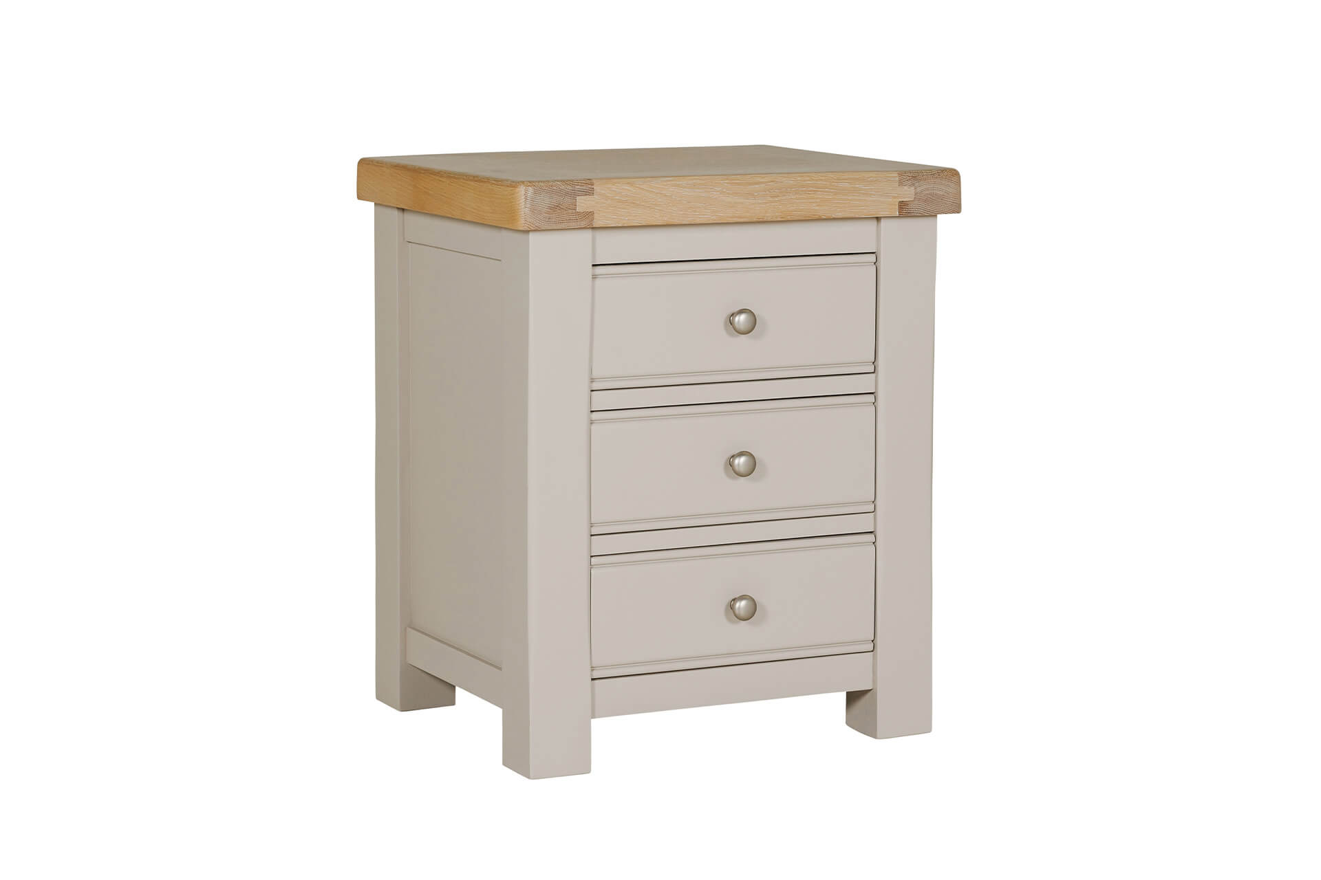 Doune 3 Drawer Bedside Table