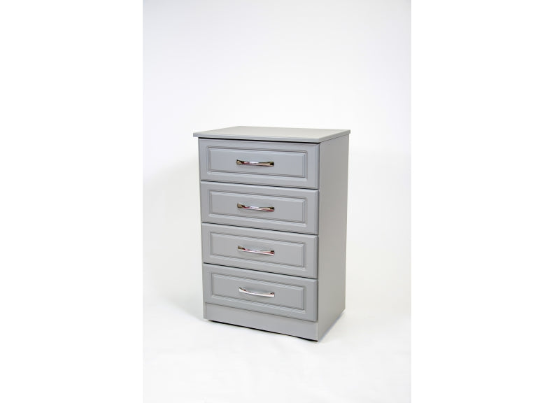 Tromso Dove Grey Four Drawer Deep Chest