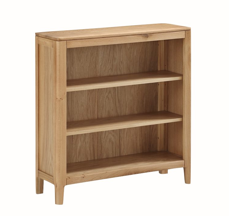 Dunmore Oak Low Bookcase