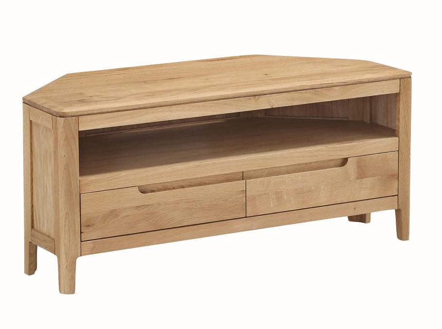 Dunmore Oak Corner TV Unit
