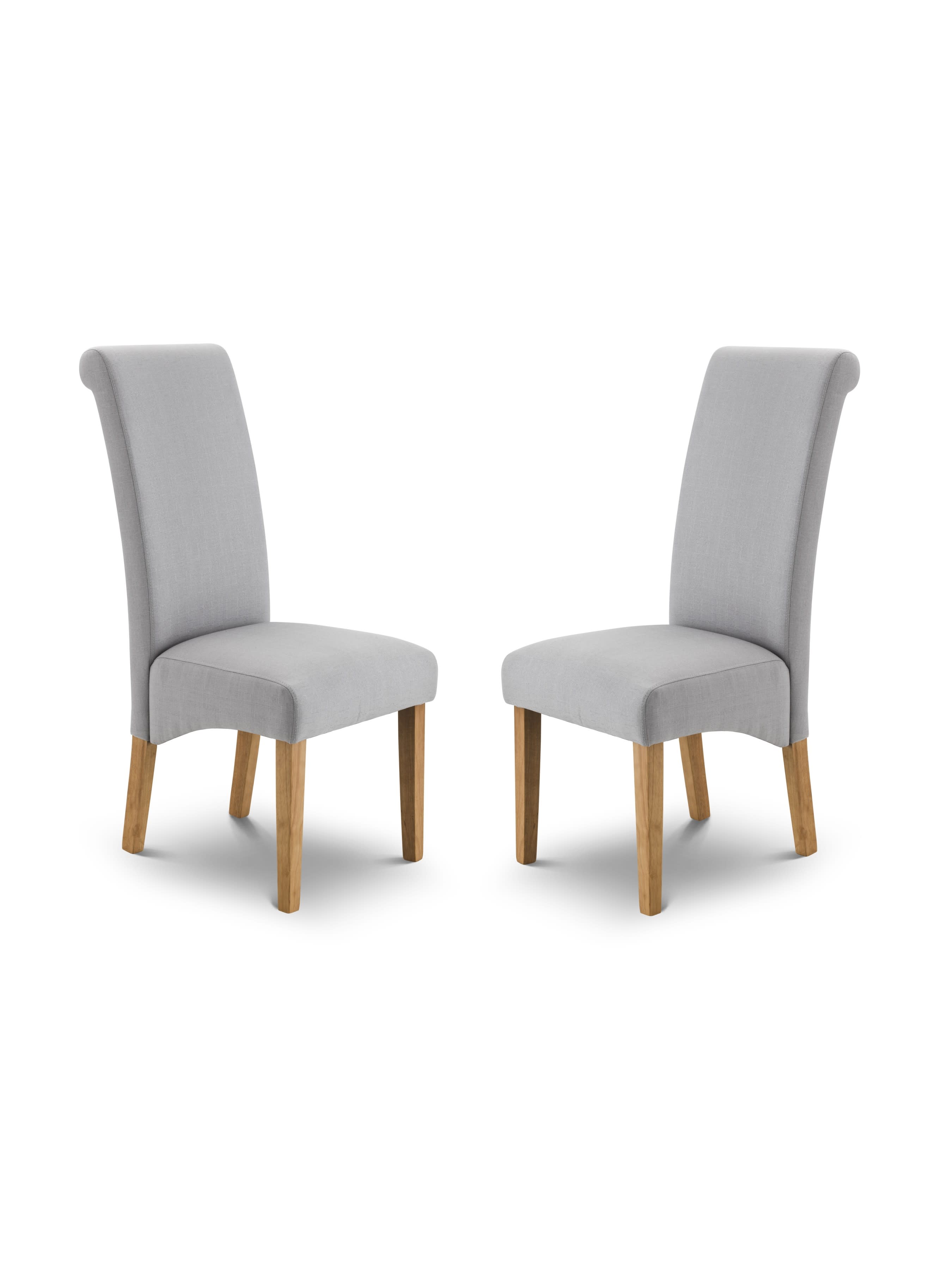 Set Of 2 Rio Scrollback Fabric Chairs