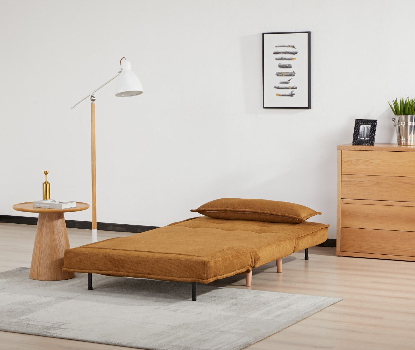 Ebro Single Fold-Out Sofa Beds