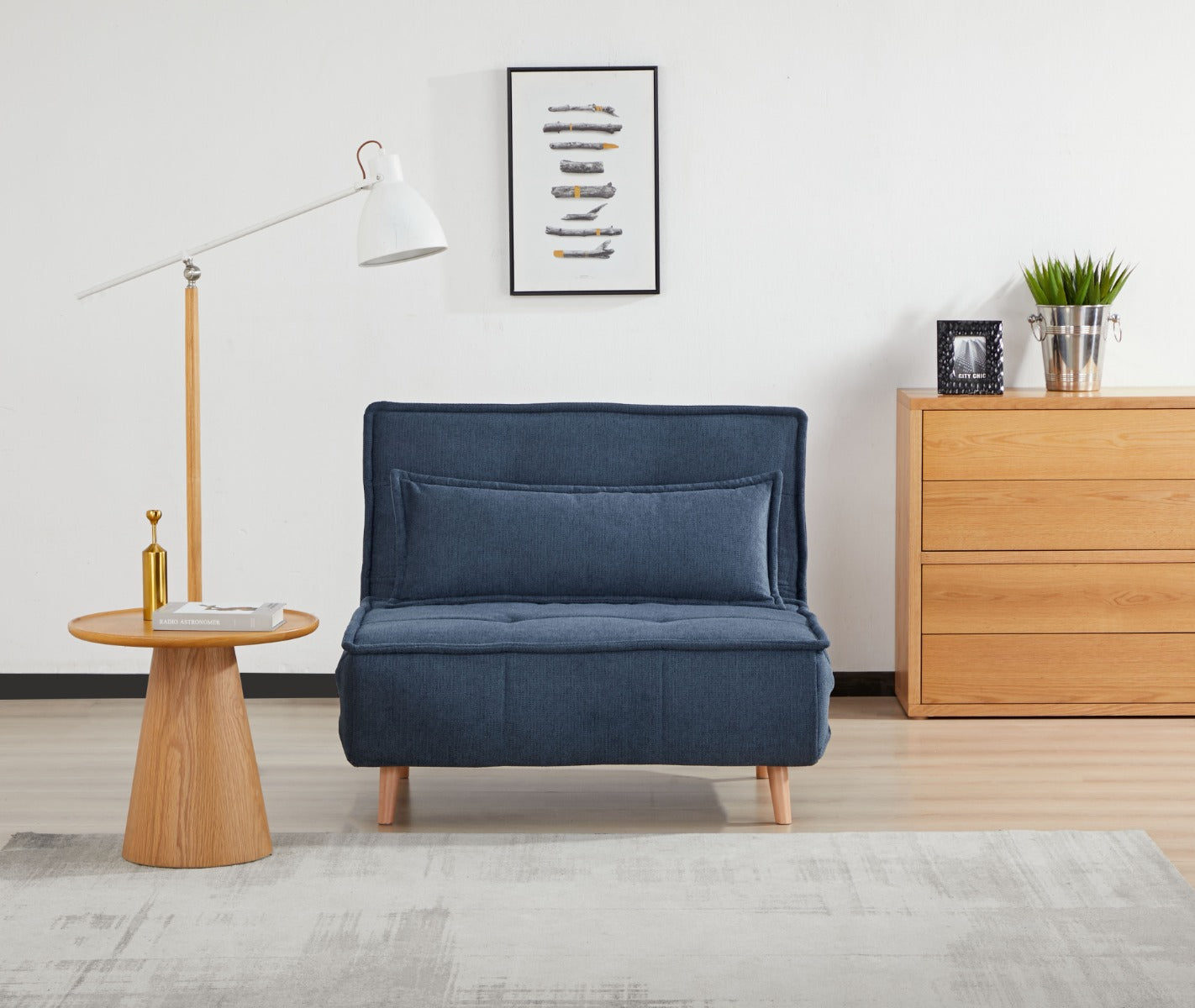 Ebro Single Fold-Out Sofa Beds