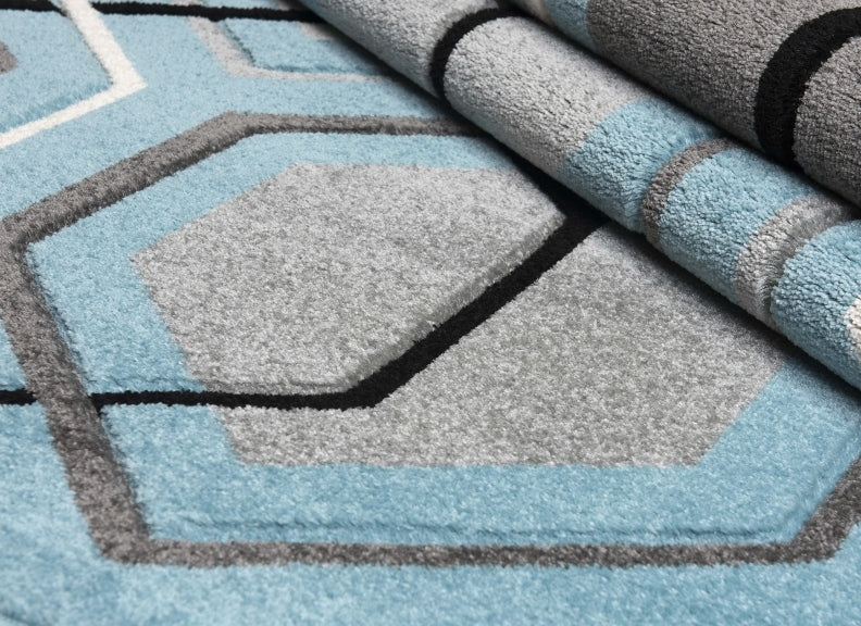 Elsie Blue Rug Detail