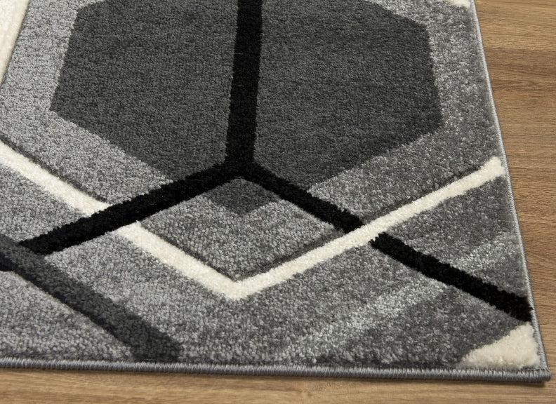 Elsie Grey Rug Edge