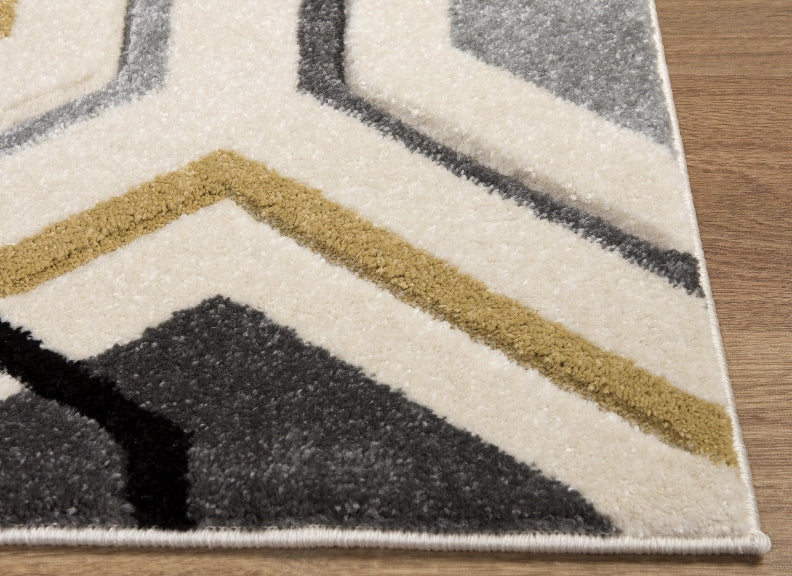 Elsie Mustard Rug Edge