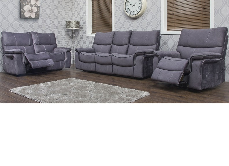 Emilio 3RR+2RR+RR Grey Sofas