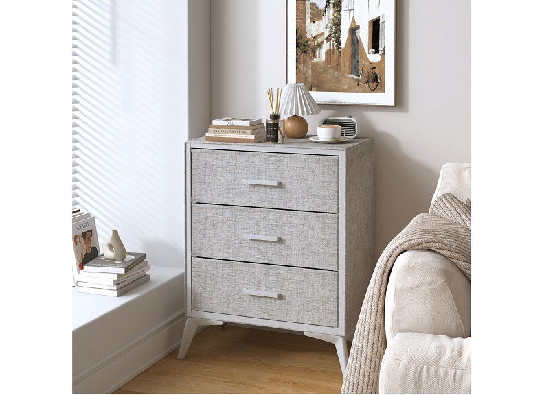 Farrell Grey Three Drawer Chest