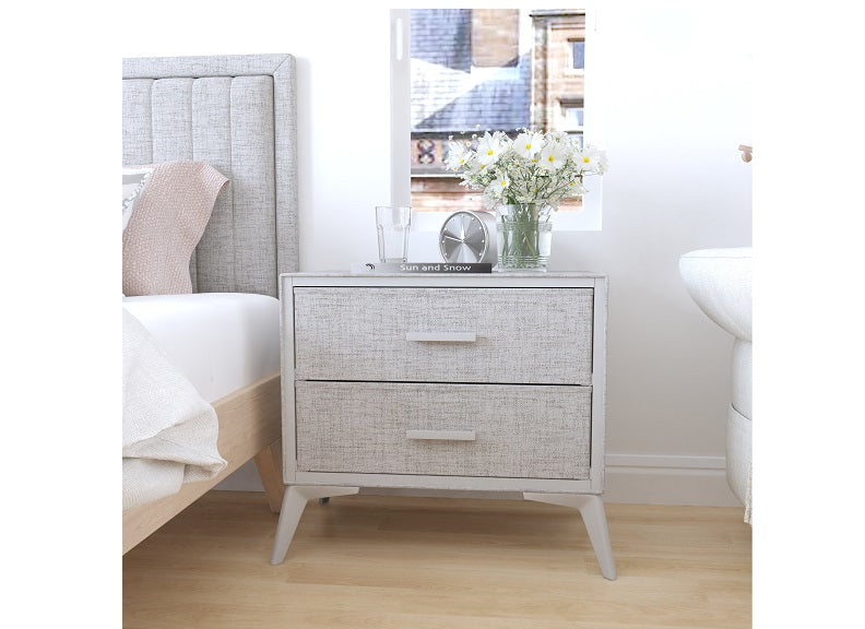 Farrell Fabric Two Drawer Chest