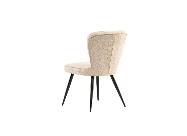 Flavia Boucle Fabric Dining Chairs