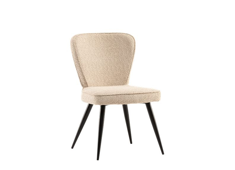 Flavia Boucle Fabric Dining Chairs