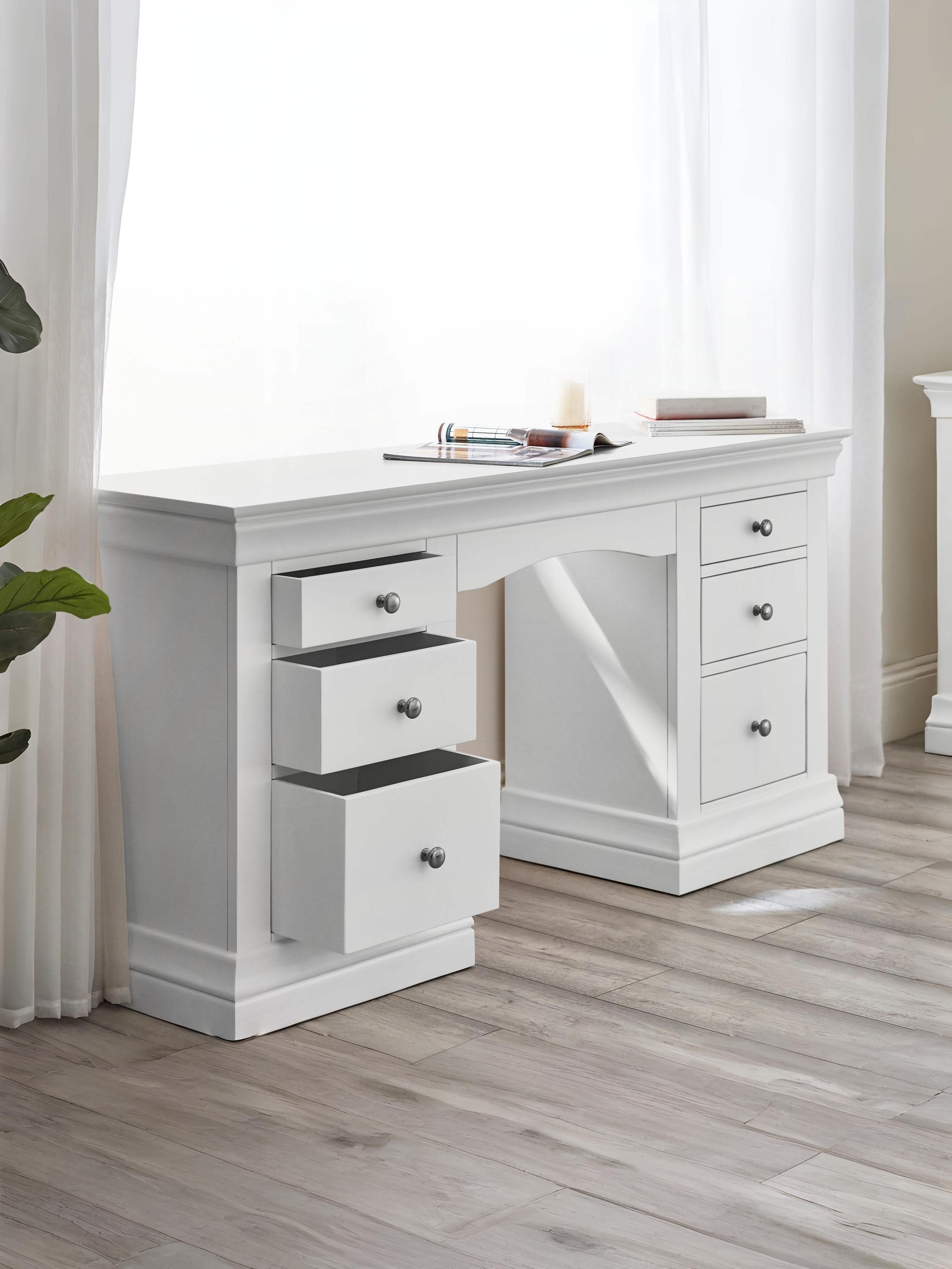 Clermont Dressing Table - Surf White