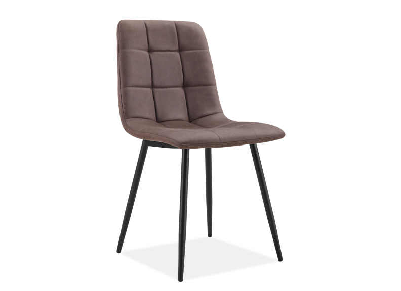 Fredrik Brown Suede Chair