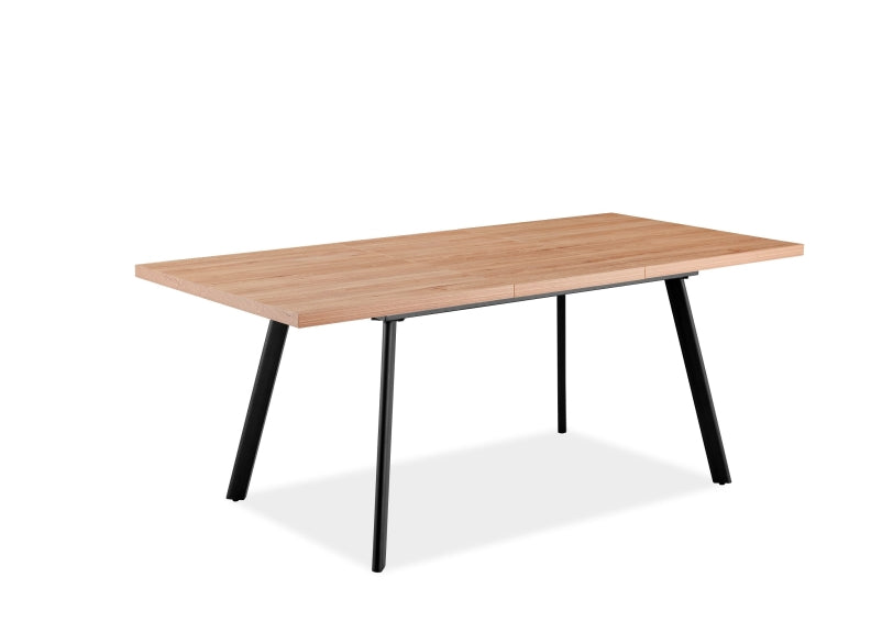 Fredrik Oak Extending Table - angle