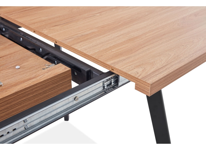 Fredrik Oak Extending Table - detail